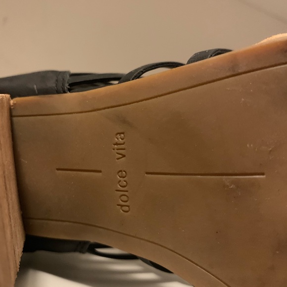 Dolce Vita Black Caged Bootie - Picture 3 of 3